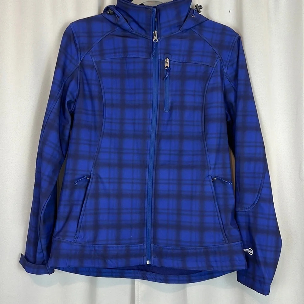 Free Country‎ Blue & Black Cozy Jacket Size M